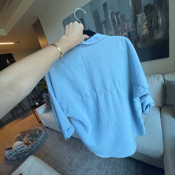 Light blue button up - Picture 3 of 3